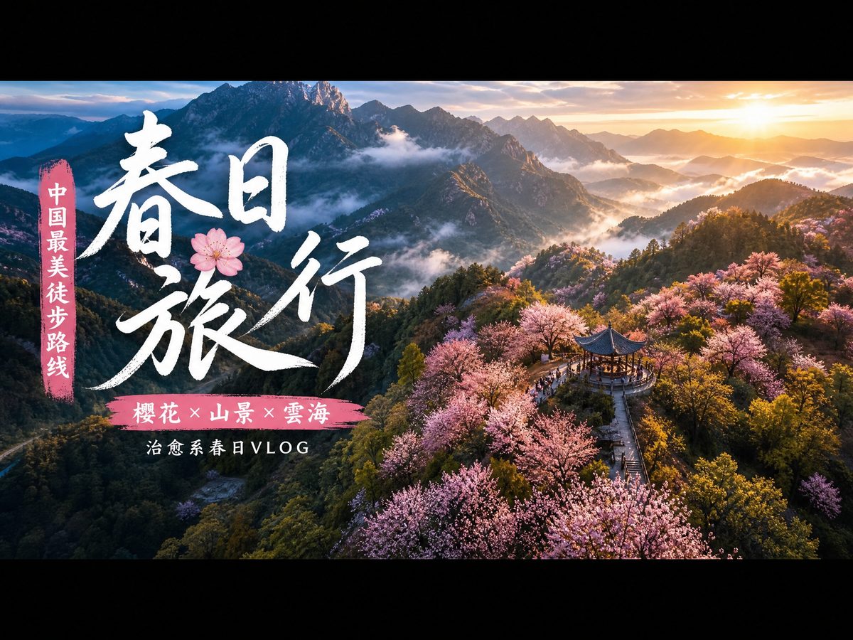 糖心vlog春日旅行视频演示
